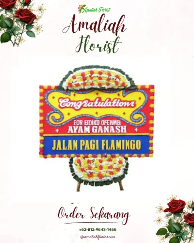 Bunga Papan Congratulation di Damai Bahagia